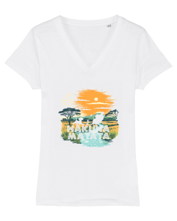 HAKUNA MATATA - NO WORRIES - FARA GRIJI White