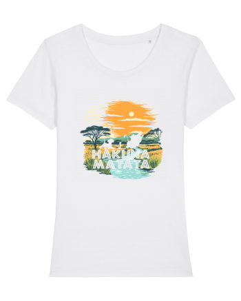 HAKUNA MATATA - NO WORRIES - FARA GRIJI White