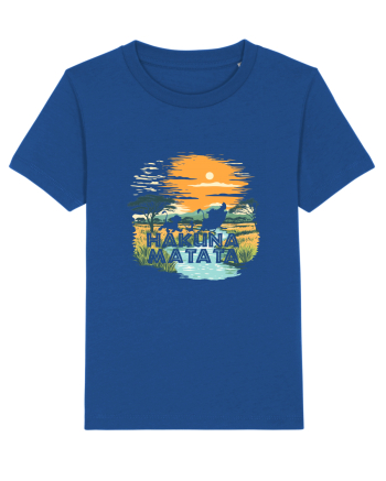 HAKUNA MATATA - NO WORRIES - FARA GRIJI Majorelle Blue