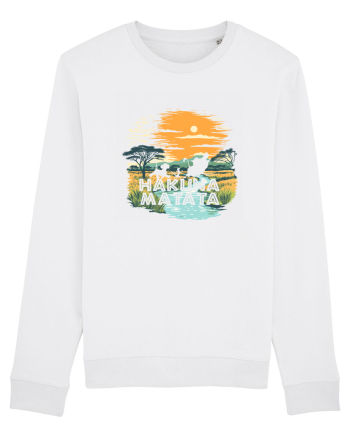 HAKUNA MATATA - NO WORRIES - FARA GRIJI White