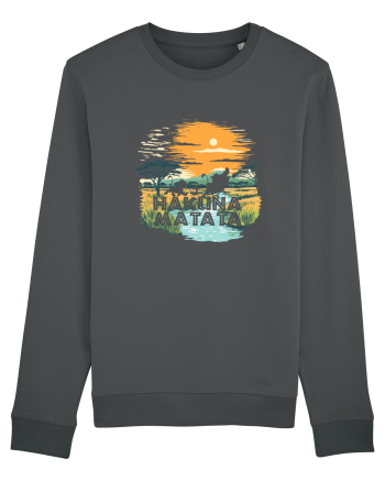 HAKUNA MATATA - NO WORRIES - FARA GRIJI Anthracite