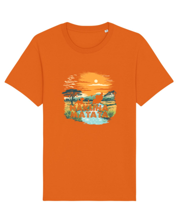 HAKUNA MATATA - NO WORRIES - FARA GRIJI Bright Orange