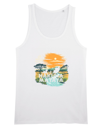 HAKUNA MATATA - NO WORRIES - FARA GRIJI White