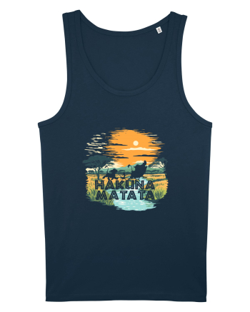 HAKUNA MATATA - NO WORRIES - FARA GRIJI Navy