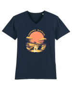 HAKUNA MATATA - NO WORRIES - FARA GRIJI 2 Tricou mânecă scurtă guler V Bărbat Presenter