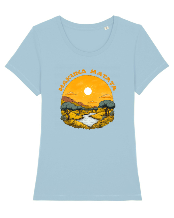 HAKUNA MATATA - NO WORRIES - FARA GRIJI 3 Sky Blue