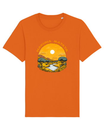 HAKUNA MATATA - NO WORRIES - FARA GRIJI 3 Bright Orange