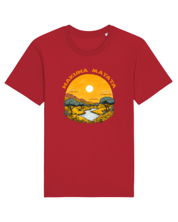 HAKUNA MATATA - NO WORRIES - FARA GRIJI 3 Red