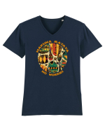 HAKUNA MATATA - NO WORRIES - FARA GRIJI 4 Tricou mânecă scurtă guler V Bărbat Presenter