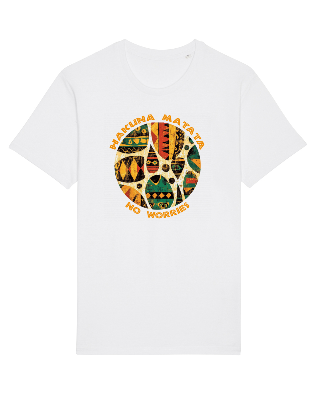 Tricou mânecă scurtă Unisex Rocker White