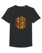 GEOMETRIC FLORAL - TRADITIONAL AFRICAN  2 Tricou mânecă scurtă guler larg Bărbat Skater