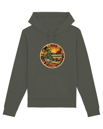 GEOMETRIC FLORAL NATURA - TRADITIONAL AFRICAN Khaki