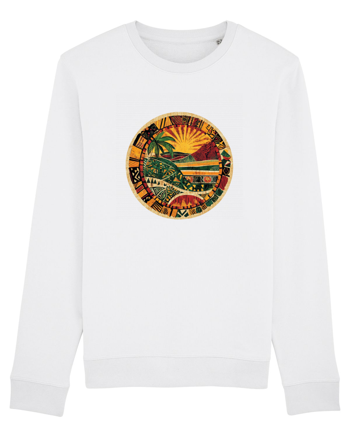 Bluză mânecă lungă Unisex Rise White