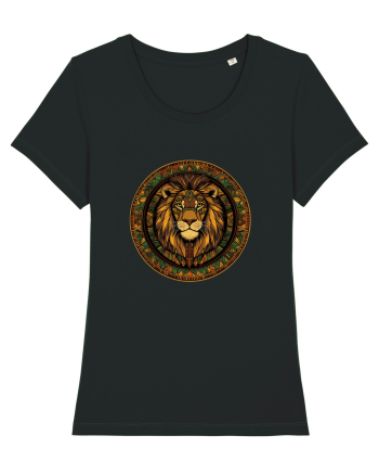 LEU GEOMETRIC FLORAL NATURA - TRADITIONAL AFRICAN Black
