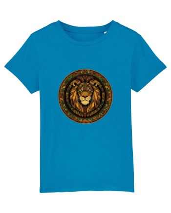 LEU GEOMETRIC FLORAL NATURA - TRADITIONAL AFRICAN Azur