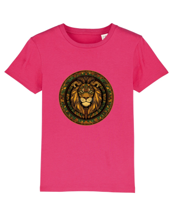LEU GEOMETRIC FLORAL NATURA - TRADITIONAL AFRICAN Raspberry