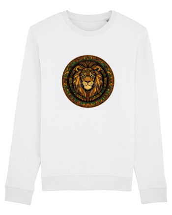 LEU GEOMETRIC FLORAL NATURA - TRADITIONAL AFRICAN White