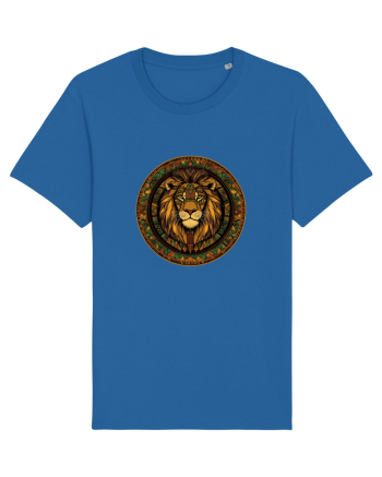LEU GEOMETRIC FLORAL NATURA - TRADITIONAL AFRICAN Royal Blue