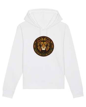 LEU GEOMETRIC FLORAL NATURA - TRADITIONAL AFRICAN 2 White