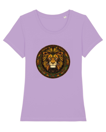 LEU GEOMETRIC FLORAL NATURA - TRADITIONAL AFRICAN 2 Lavender Dawn