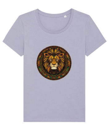 LEU GEOMETRIC FLORAL NATURA - TRADITIONAL AFRICAN 2 Lavender