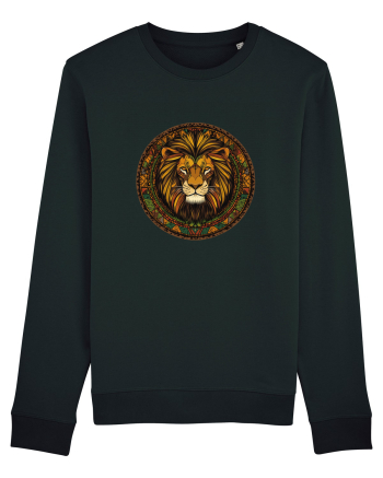 LEU GEOMETRIC FLORAL NATURA - TRADITIONAL AFRICAN 2 Black