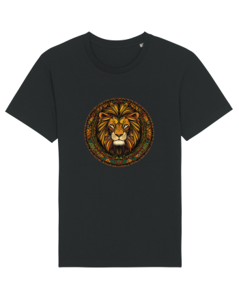 LEU GEOMETRIC FLORAL NATURA - TRADITIONAL AFRICAN 2 Black