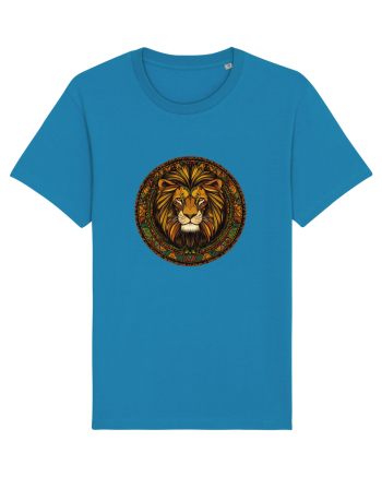 LEU GEOMETRIC FLORAL NATURA - TRADITIONAL AFRICAN 2 Azur