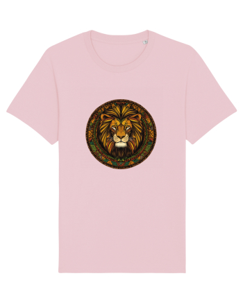LEU GEOMETRIC FLORAL NATURA - TRADITIONAL AFRICAN 2 Cotton Pink