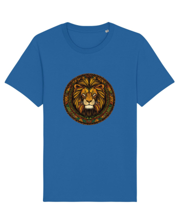 LEU GEOMETRIC FLORAL NATURA - TRADITIONAL AFRICAN 2 Royal Blue