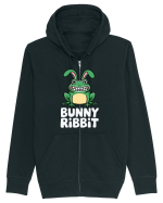 Bunny Ribbit Rabbit | Funny Frog Hanorac cu fermoar Unisex Connector