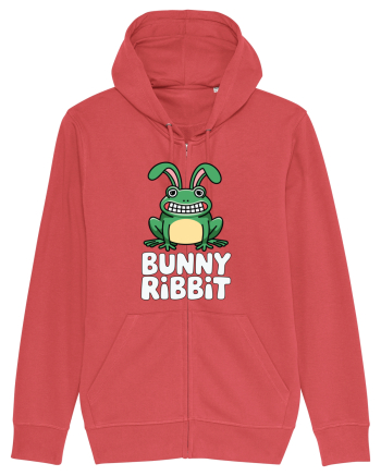 Bunny Ribbit Rabbit | Funny Frog Carmine Red