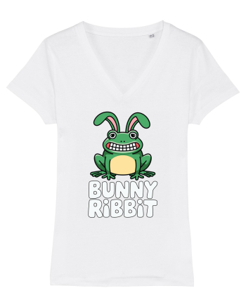 Bunny Ribbit Rabbit | Funny Frog White