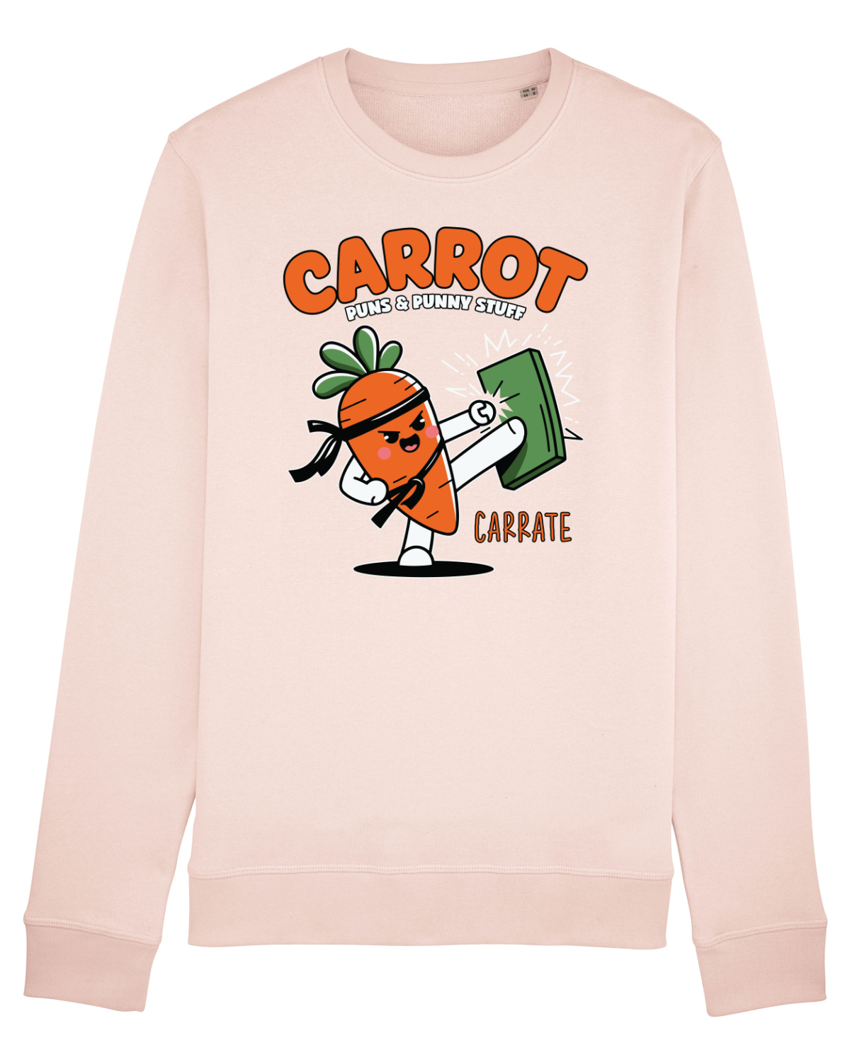 Bluză mânecă lungă Unisex Rise Candy Pink
