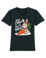Don't Carrot All About The Hatters Tricou mânecă scurtă guler V Bărbat Presenter