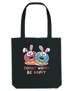 Donut Worry Be Happy | Funny Donut Puns Sacoșă textilă