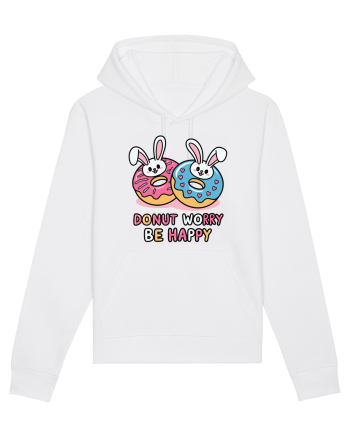 Donut Worry Be Happy | Funny Donut Puns White