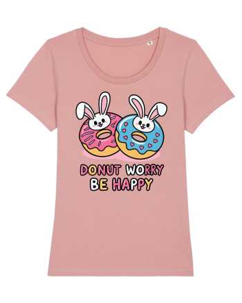 Donut Worry Be Happy | Funny Donut Puns Canyon Pink