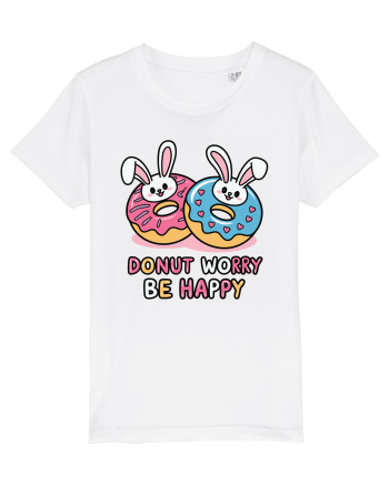 Donut Worry Be Happy | Funny Donut Puns White