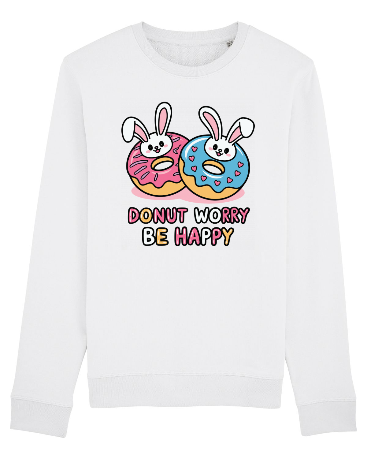 Bluză mânecă lungă Unisex Rise White