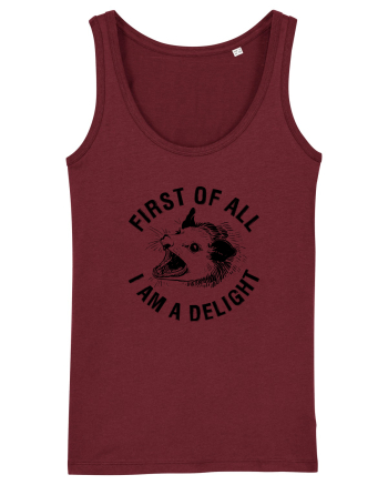 I am a delight Burgundy