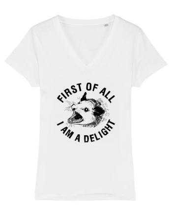I am a delight White
