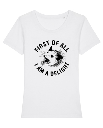 I am a delight White