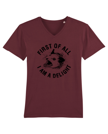 I am a delight Burgundy