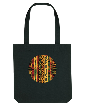 AFRICA - GEOMETRIC FLORAL - TRADITIONAL AFRICAN   Sacoșă textilă