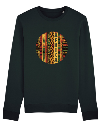 AFRICA - GEOMETRIC FLORAL - TRADITIONAL AFRICAN   Bluză mânecă lungă Unisex Rise