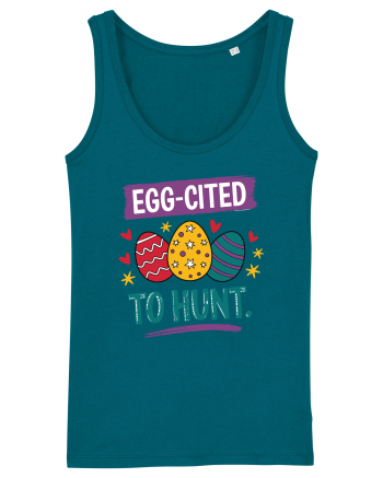 Egg-Cited To Hunt |  Cute Easter Egg Puns Ocean Depth