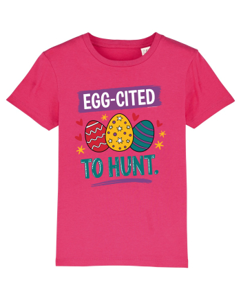 Egg-Cited To Hunt |  Cute Easter Egg Puns Raspberry
