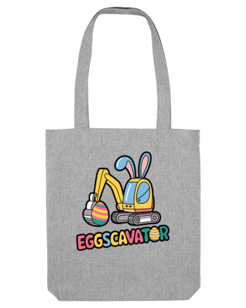 Eggscavator | Funny Toy Pun Heather Grey