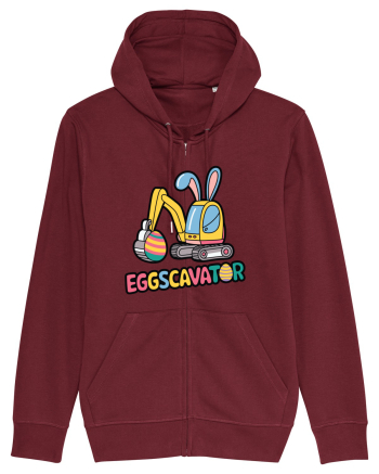 Eggscavator | Funny Toy Pun Burgundy